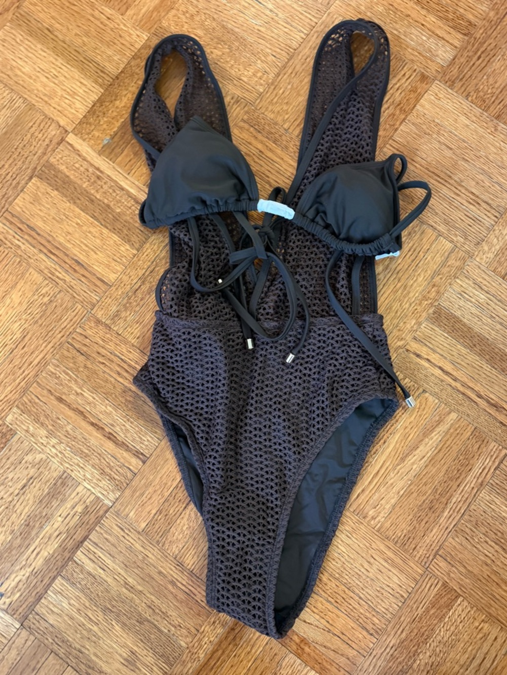 Cupshe Crochet One-Piece Swimsuit